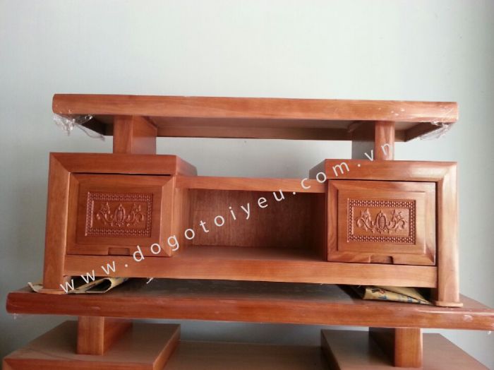 KỆ TIVI GỖ XOAN ĐÀO 1.8M KTVXD18