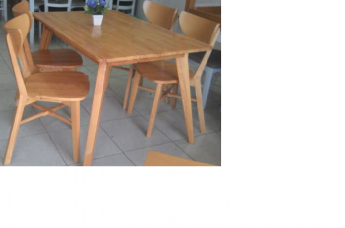 BÀN ĂN 4 GHẾ WHITE ASH 120