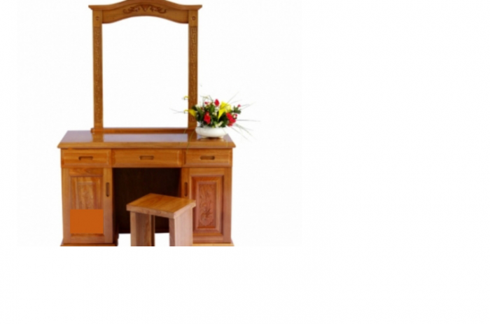 BÀN TRANG ĐIỂM GỖ XOAN ĐÀO 1M BPXD100