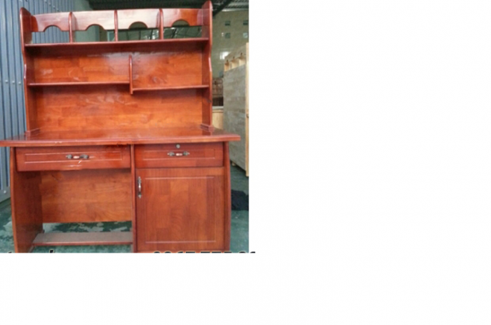 BÀN HỌC LIỀN KỀ KỆ SÁCH 1.2M MÀU CÁNH GIÁN