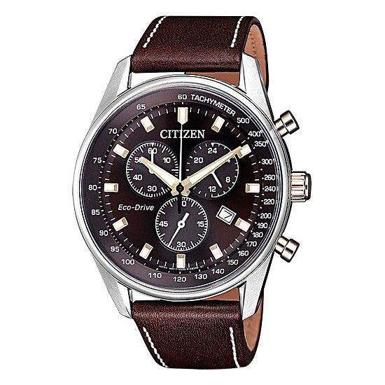 Đồng Hồ Citizen AT2396-19X Nam Dây Da Eco-Drive 40mm