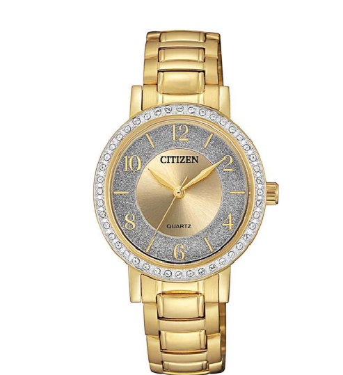 Đồng Hồ Citizen EL3042-50P Nữ Đính Pha Lê Swarovski 31mm