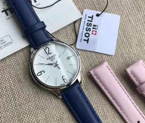 Đồng Hồ Tissot T103.210.16.017.00 Nữ Kính Sapphire Lịch Ngày 38mm 
