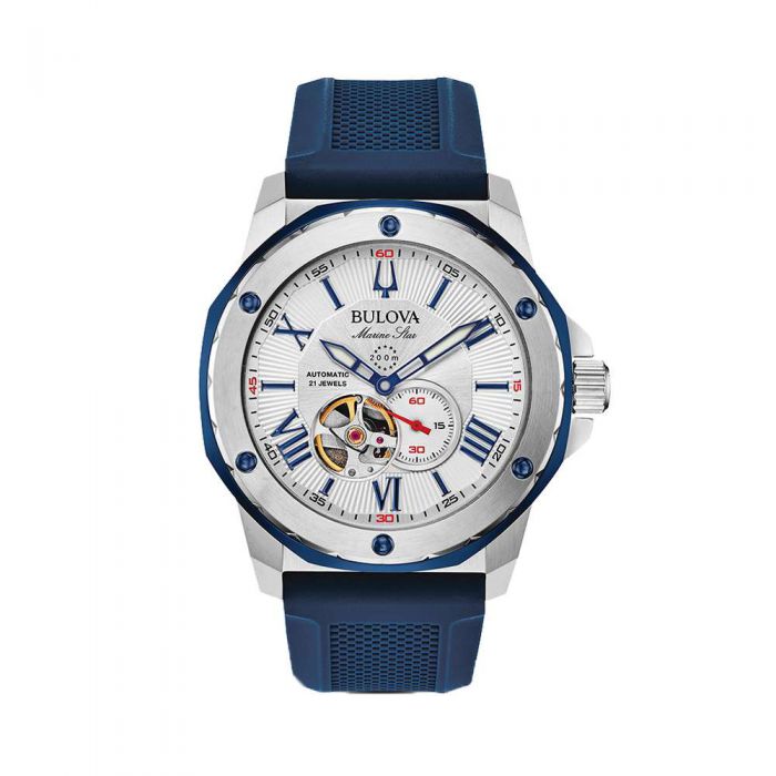 Bulova 98A225 Nam Dây Cao Su 45mm
