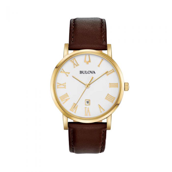 Bulova 97B183 Nam Dây Da 40mm