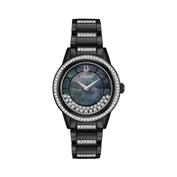 Bulova 98L252 Nữ Mặt Xà Cừ Đính Swarovski 33mm