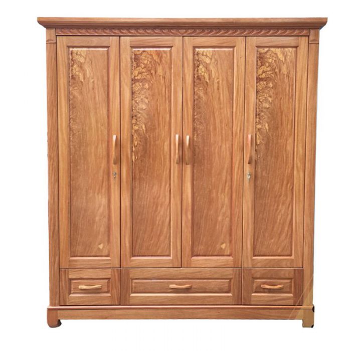 Tủ Áo Gỗ Đinh Hương 4 Cánh Đẹp