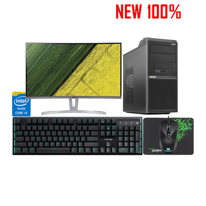 PC Acer M230 i3-8100/4GB RAM/1TB HDD/K+M/Dos/LCD ACER 22IN 