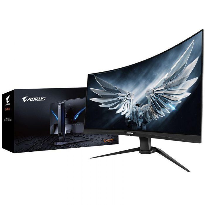 Màn hình Gigabyte Aorus CV27F (27 inch/FHD/VA/165Hz/1ms/350cd/m²/DP+HDMI/Màn hình cong) 