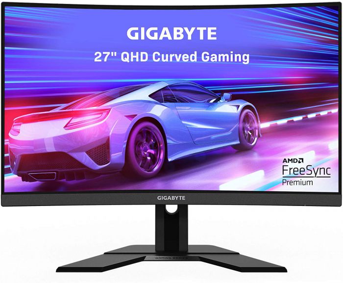 Màn hình Gigabyte G27QC (27 inch/2K/VA/165Hz/1ms/250 nits/HDMI+DP/Cong) 