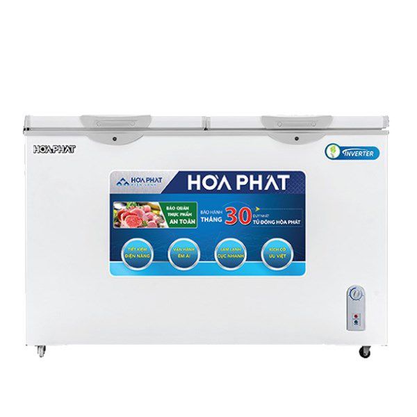 Tủ đông Hòa Phát inverter 352 lít HCFI 666S1Đ2(1 ngăn đông, 2 cánh) 