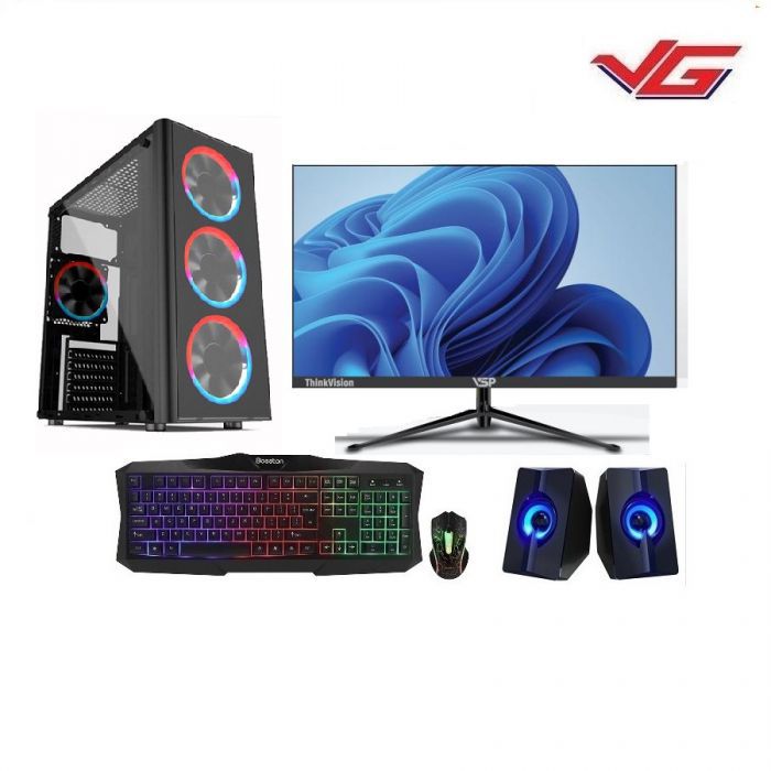 Máy Bộ Game thủ i3-10100F RAM 8G/HDD /SSD 120GB/CARD RỜI 730 2G /LCD 22