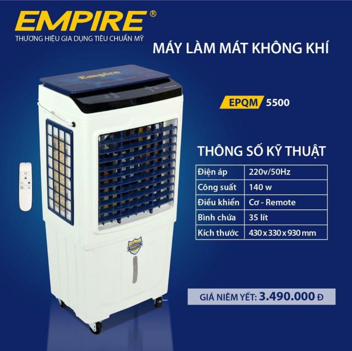 MÁY LÀM MÁT KHÔNG KHÍ EMPIRE 5500 