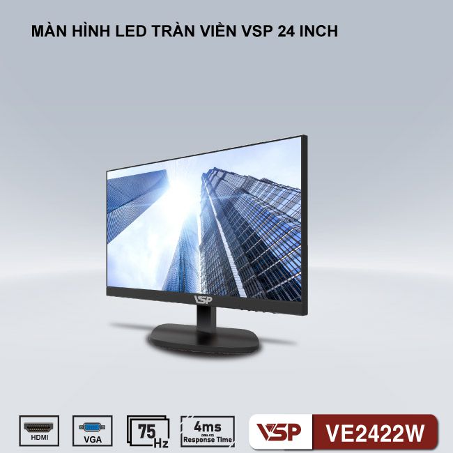 Màn hình tràn viền 24 inch led Monitor VE2422W