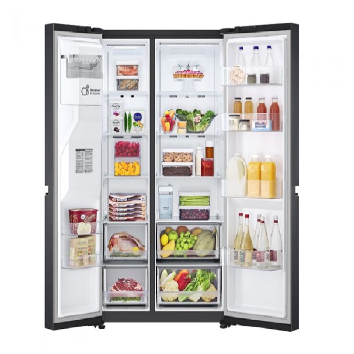 Tủ lạnh LG Inverter 641 lít Side By Side LSI63BLMA 