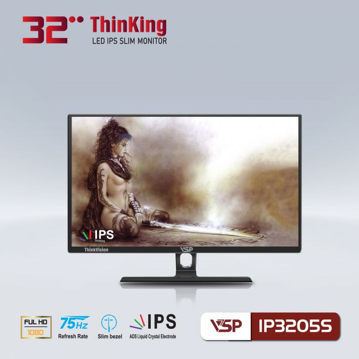 Màn hình LCD 32" VSP ( IP3205S ) FHD IPS 75Hz 8Ms