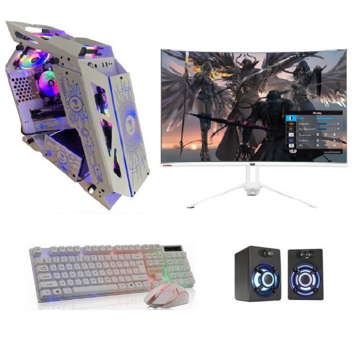 Máy Tính Chơi Game i5-10400/16G/SSD 240GB/ HDD 500GB/ VGA 1660S 6GB / 32inch Cong