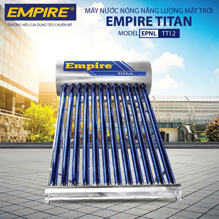 Máy nước nóng năng lượng mặt trời EMPIRE 130 Lít- Titan TT1213