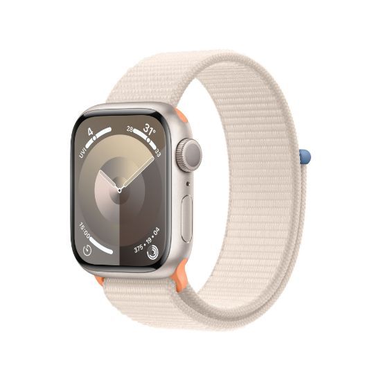 Apple Watch Series 9 41mm (GPS) - Sport Loop (Starlight)
