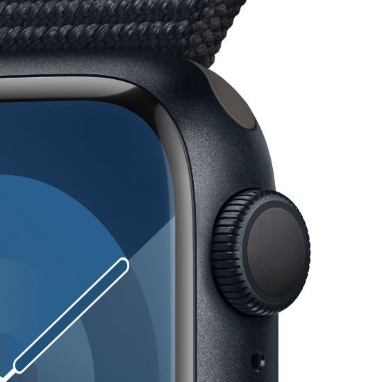 Apple Watch Series 9 45mm (GPS) Viền nhôm - Sport Loop (Đen) 