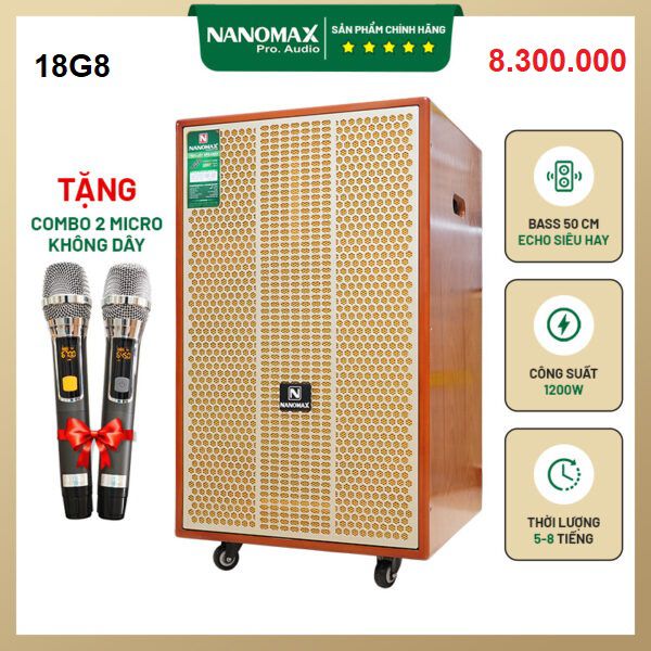 Loa Kéo Nanomax SK-18G8 Bass 50cm 1200w