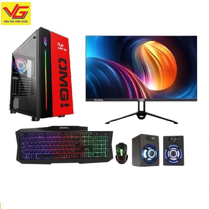 Máy Bộ Chơi Game I5 6500/Ram 8GB/SSD 240GB/Card 750-2g /Màn 24 