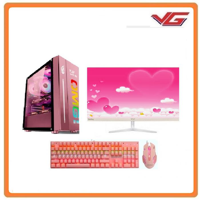 MÁY BỘ CHƠI GAME CORE I3 13100F RAM 8GB/3200 SSD 240GB/VGA 1030 2GB 24INCH