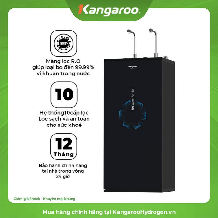 Máy lọc nước Kangaroo Infinity nóng lạnh KG10A2I 