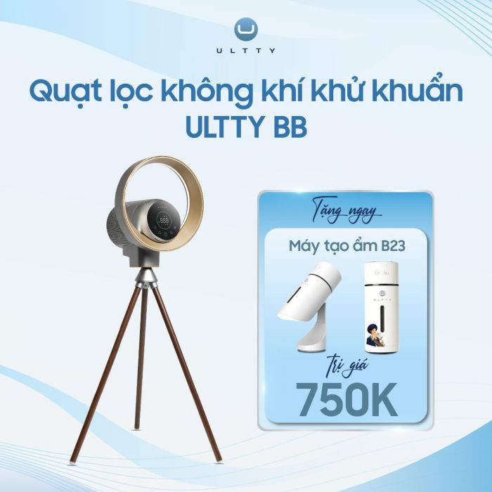 Quạt lọc không khí và khử khuẩn U ULTTY BB 
