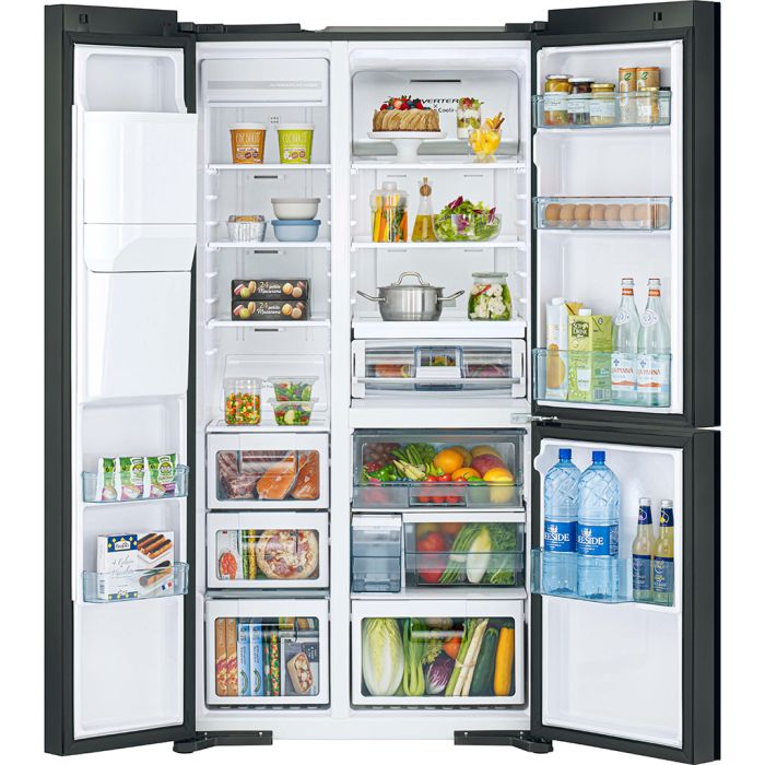Tủ lạnh Hitachi Inverter 569 lít Side By Side R-MX800GVGV0 GBK 3 Cánh  