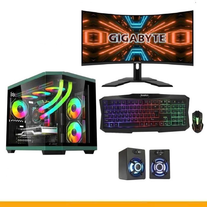 Máy Bộ Game thủ I7 14700 RAM 32GB SSD M2 1TB VGA RTX 4060 16GB DDR6 LCD 34IN