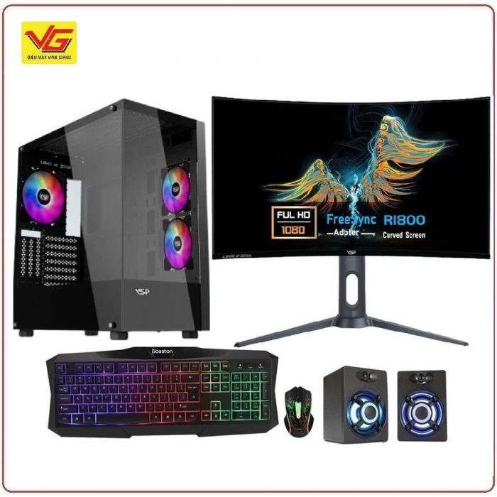 Máy Bộ Game thủ I514600K RAM 32GB SSD M2 1TB VGA RTX 3060 12GB DDR6 LCD 32IN