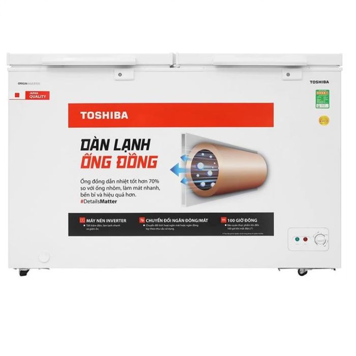 Tủ đông Toshiba Inverter 362 lít GR-RC470CM-PMV(01)